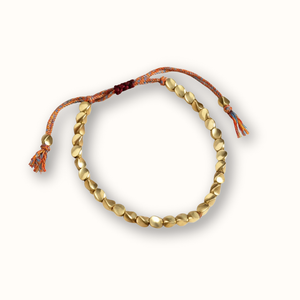 Lucky Bracelet - Gold-Colored Tibetan Bracelet