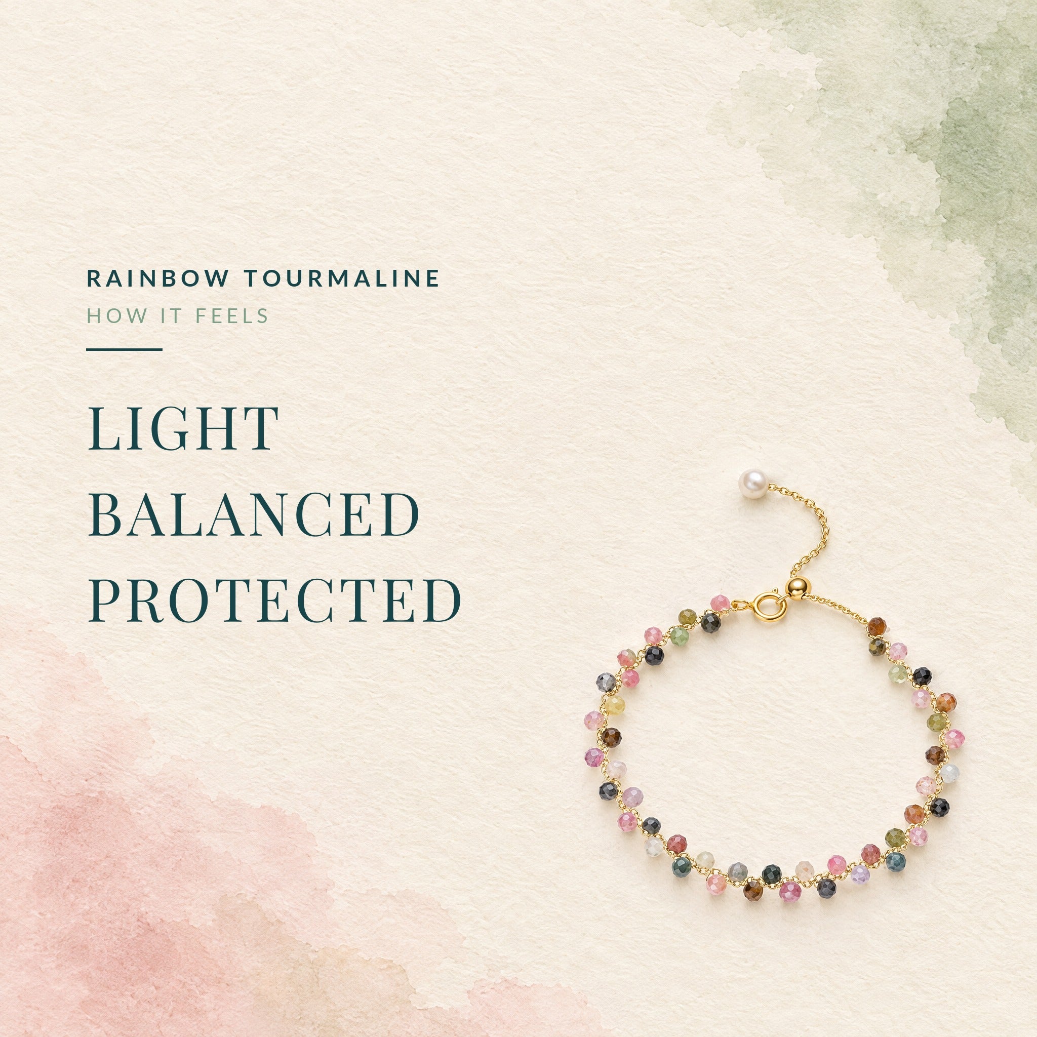 Rainbow tourmaline: how it feels
